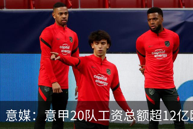 意媒：意甲20队工资总额超12亿欧，国米1.4582亿欧排名第一
